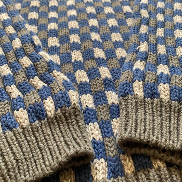 Vintage Checkered sweater : oversized Unisex - Picture 13 of 13